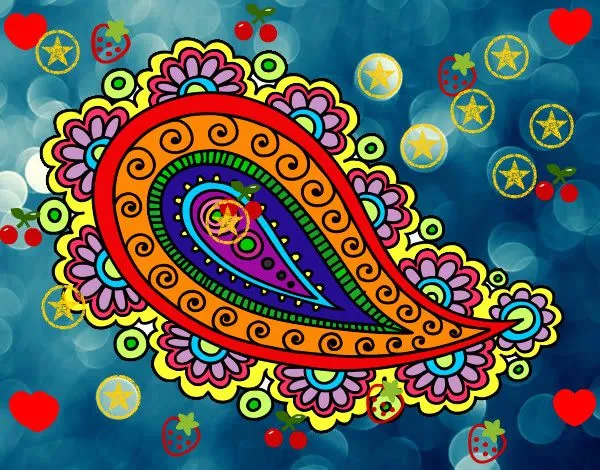 Dibujo de Mandala lágrima pintado por Sigridd en Dibujos.net el ...