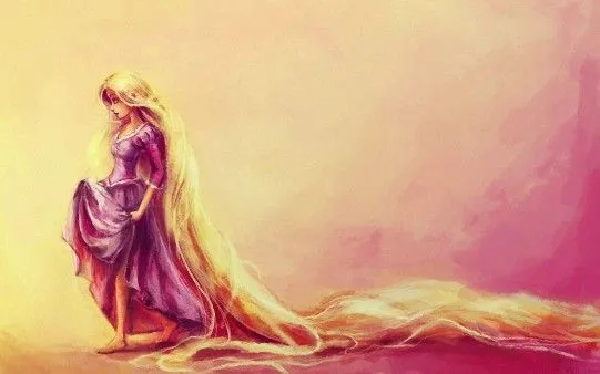 Dibujo a mano Princesa Rapunzel - Fondos de Pantalla. Imágenes y ...