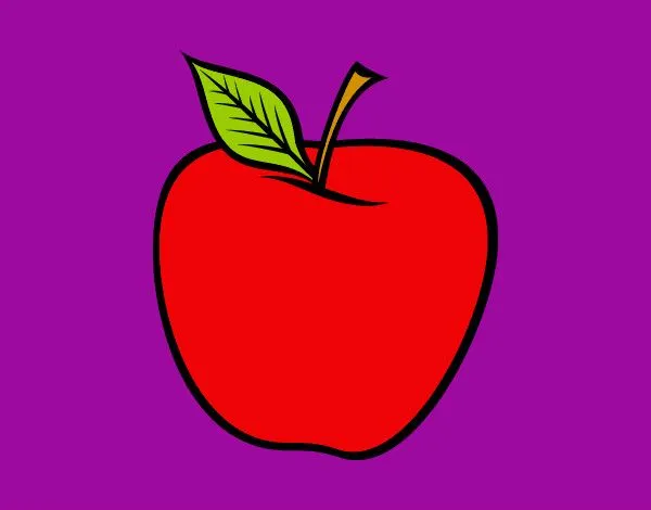 Dibujo de Manzana de Claudia pintado por Rossana1 en Dibujos.net ... Dibujo de Manzana de Claudia pintado por Rossana1 en Dibujos.net ...