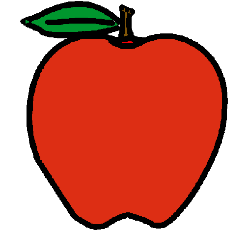 Dibujo de manzana pintado por Manzanas en Dibujos.net el día 20-04 ...