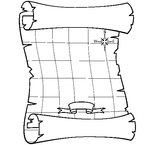 Dibujo de Mapa para Colorear