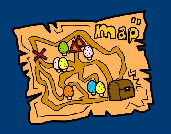 Dibujo de Mapa del tesoro pintado por Charito en Dibujos.net el ... Dibujo de Mapa del tesoro pintado por Charito en Dibujos.net el ...