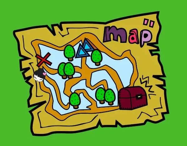 Dibujo de Mapa del tesoro pintado por Laurita12 en Dibujos.net el ... Dibujo de Mapa del tesoro pintado por Laurita12 en Dibujos.net el ...