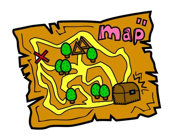 Dibujo de Mapa del tesoro pintado por Luciaandre en Dibujos.net el ... Dibujo de Mapa del tesoro pintado por Luciaandre en Dibujos.net el ...