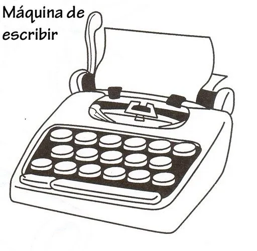 Dibujo de maquina de escribir antiguo - Imagui Dibujo de maquina de escribir antiguo - Imagui