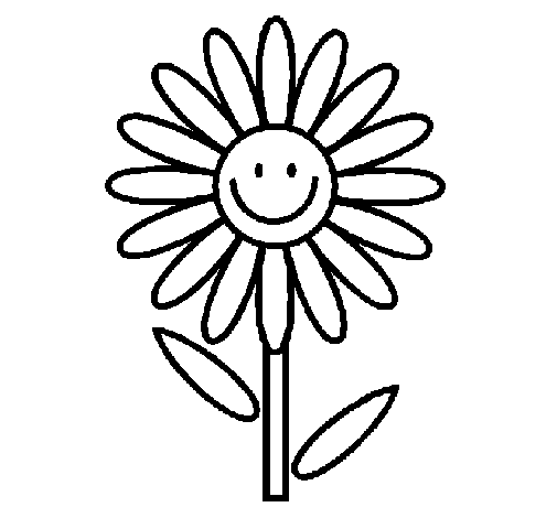 Dibujo de Margarita para Colorear - Dibujos.net Dibujo de Margarita para Colorear - Dibujos.net