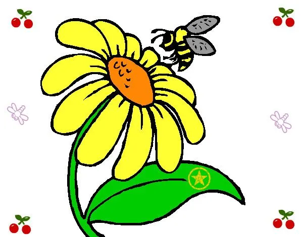 Dibujo de margarita la ja. pintado por Carolina32 en Dibujos.net ...