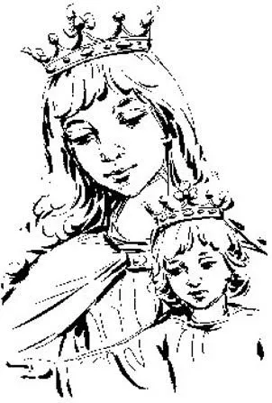 Maria auxiliadora para pintar - Imagui