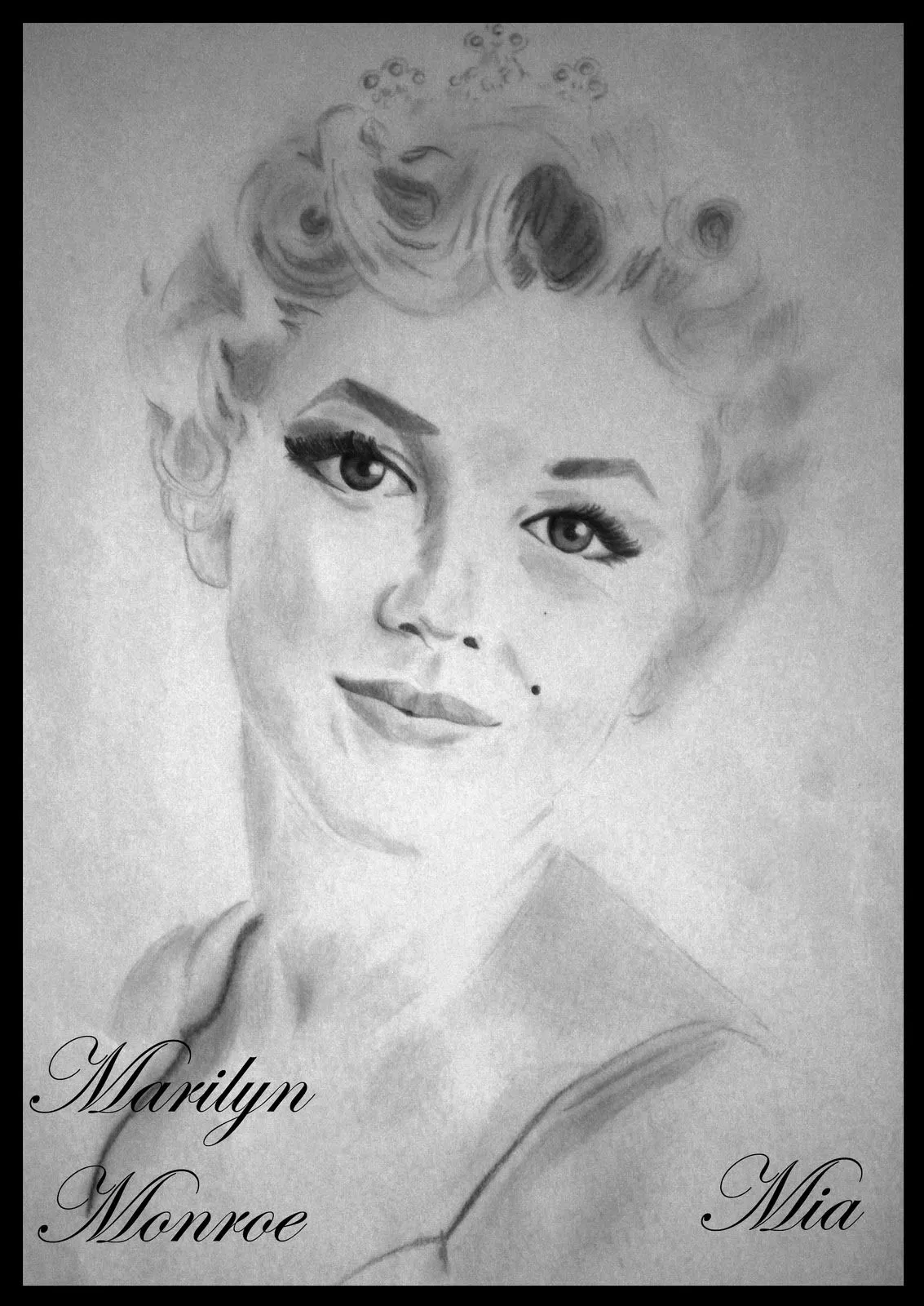 dibujo marilyn monroe | ENTINTARTE