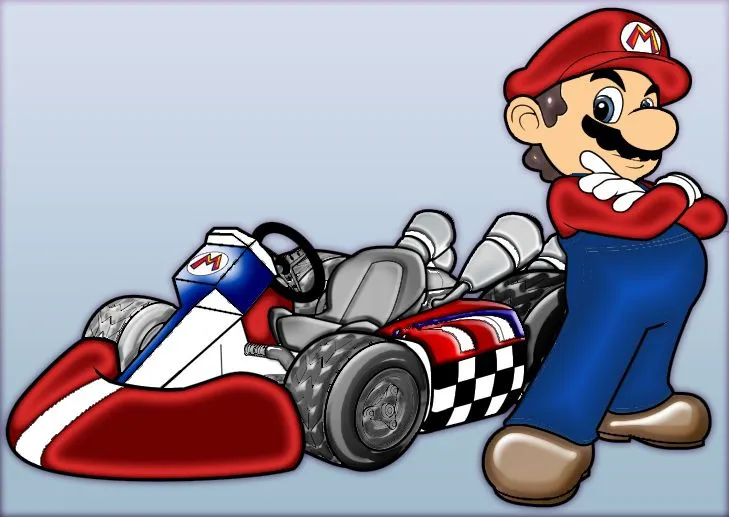 Dibujo de mario kart - Imagui