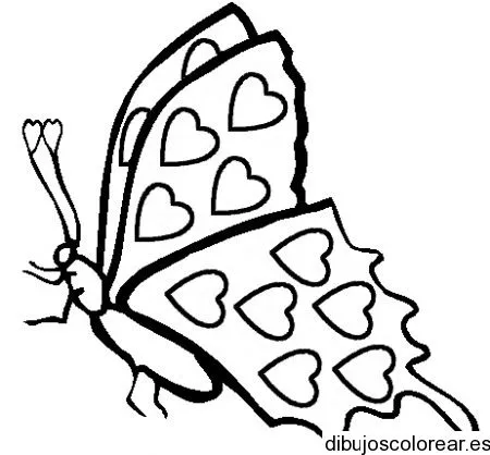 Dibujo de mariposa con las alas cerradas | Dibujos para Colorear Dibujo de mariposa con las alas cerradas | Dibujos para Colorear
