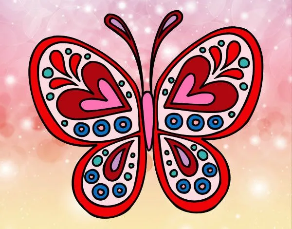 Dibujo de mariposa de amor pintado por Anablack91 en Dibujos.net ... Dibujo de mariposa de amor pintado por Anablack91 en Dibujos.net ...