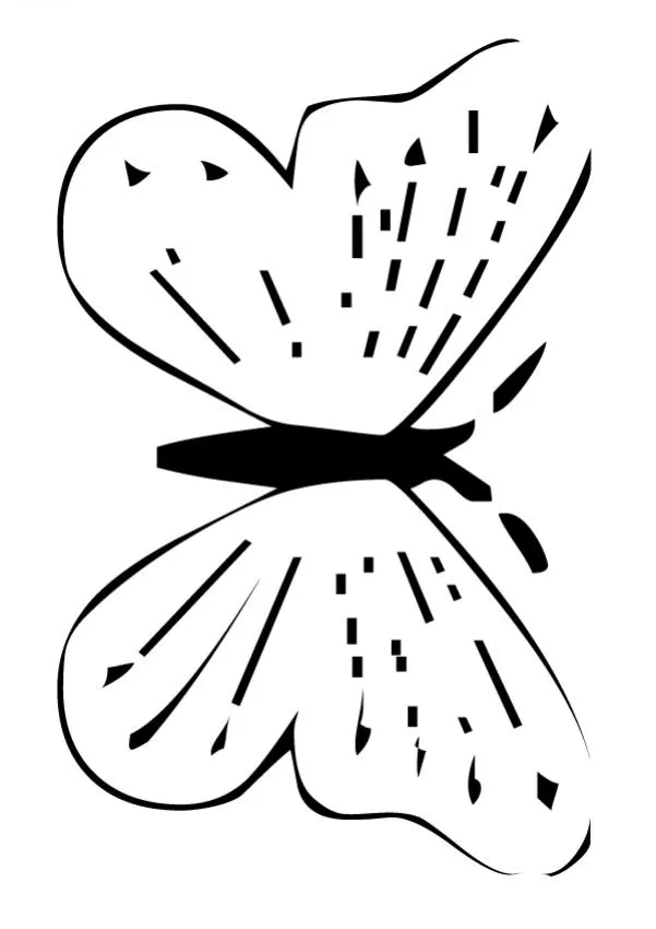 dibujo de mariposa azul Colorear una mariposa azul sencilla Dibujo de ... dibujo de mariposa azul Colorear una mariposa azul sencilla Dibujo de ...