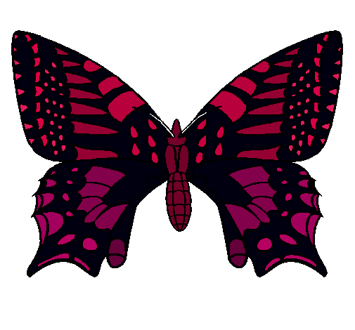 Dibujo de Mariposa 5 pintado por Lila en Dibujos.net el día 15-10 ... Dibujo de Mariposa 5 pintado por Lila en Dibujos.net el día 15-10 ...