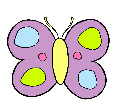 Dibujo de Mariposa pintado por Papallona en Dibujos.net el día 15 ...