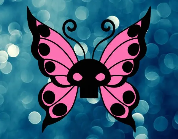 Dibujo de mariposa xD pintado por Blazamy en Dibujos.net el día 12 ... Dibujo de mariposa xD pintado por Blazamy en Dibujos.net el día 12 ...