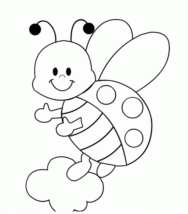 Abejitas infantiles para colorear - Imagui