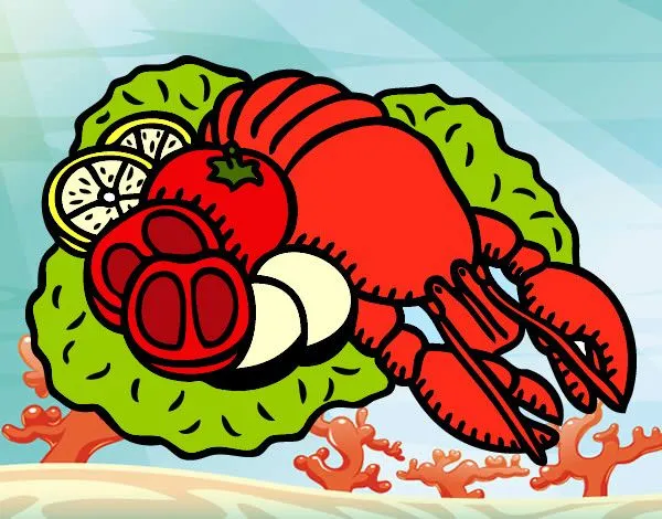 Dibujo de Mariscos pintado por Celestekry en Dibujos.net el día 18 ...