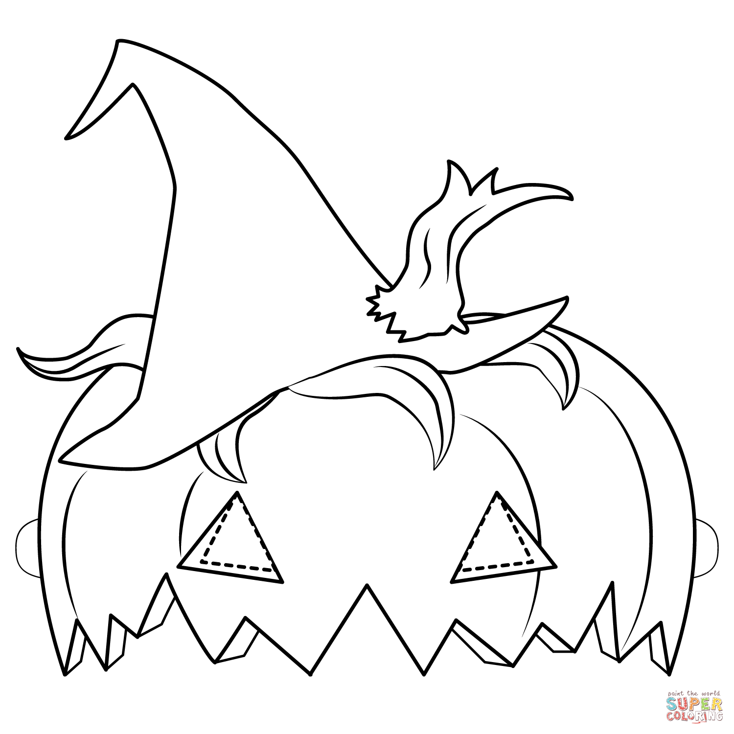 Dibujo de Mascara de calabaza de Halloween para colorear | Dibujos para colorear imprimir gratis Dibujo de Mascara de calabaza de Halloween para colorear | Dibujos para colorear imprimir gratis