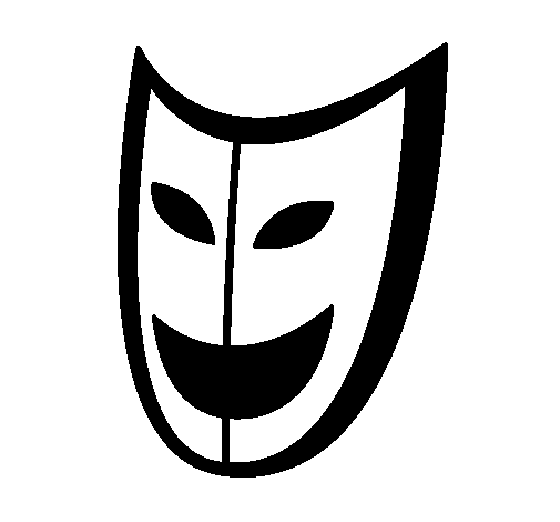 Dibujo de Máscara para Colorear - Dibujos.net Dibujo de Máscara para Colorear - Dibujos.net