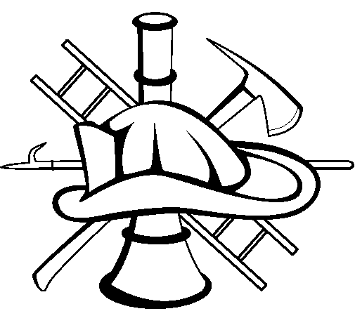 Dibujo de Material de bomberos para Colorear - Dibujos.net Dibujo de Material de bomberos para Colorear - Dibujos.net