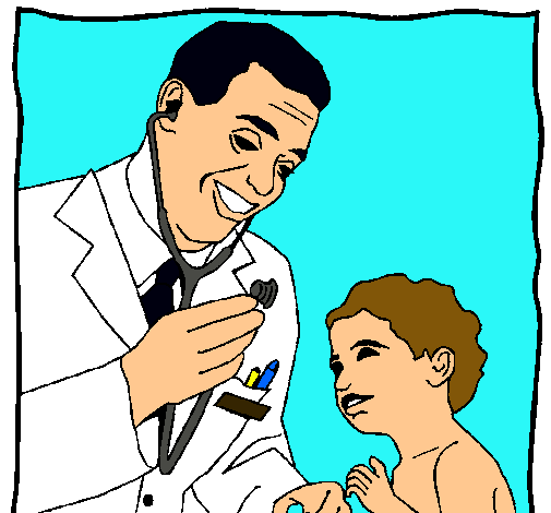 Dibujo de Médico con el estetoscopio pintado por Salud en Dibujos ... Dibujo de Médico con el estetoscopio pintado por Salud en Dibujos ...