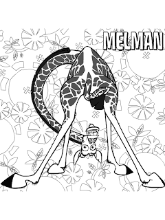 Dibujos de Madagascar para colorear: Dibujo de Melman de Madagascar ... Dibujos de Madagascar para colorear: Dibujo de Melman de Madagascar ...