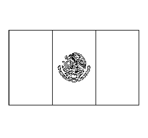 Dibujo de México 1 para Colorear - Dibujos.net Dibujo de México 1 para Colorear - Dibujos.net