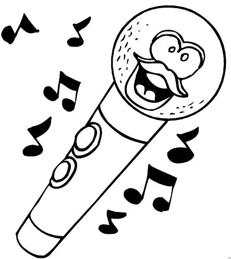 Dibujo de micro para colorear - Imagui