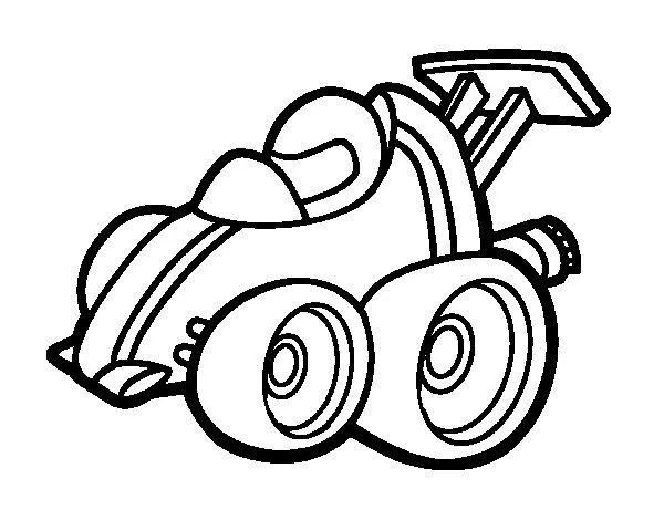 Dibujo de Micro Fórmula 1 para Colorear - Dibujos.net Dibujo de Micro Fórmula 1 para Colorear - Dibujos.net