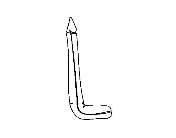 Dibujo de L minúscula para Colorear - Dibujos.net Dibujo de L minúscula para Colorear - Dibujos.net
