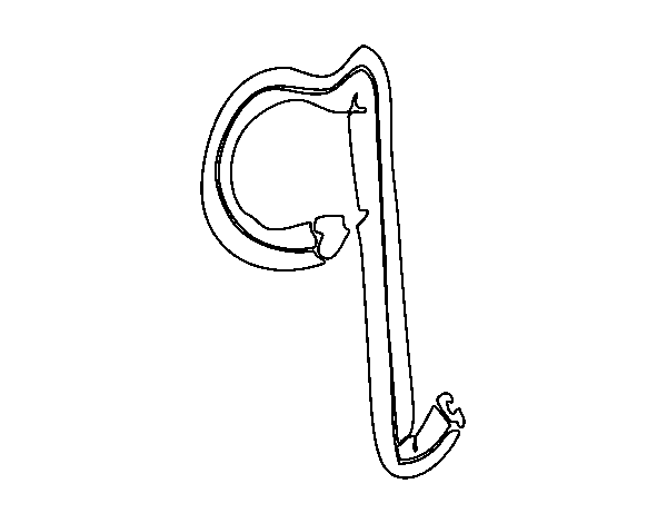 Dibujo de Q minúscula para Colorear - Dibujos.net