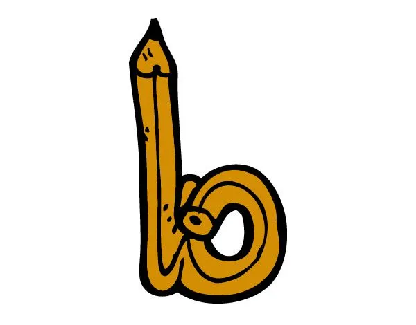 Dibujo de B minúscula pintado por Saul_2 en Dibujos.net el día 15 ...