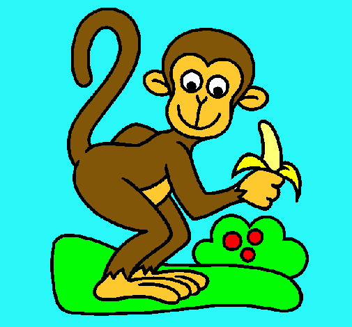 Dibujo de Mono pintado por Ashley en Dibujos.net el día 07-11-10 a ...