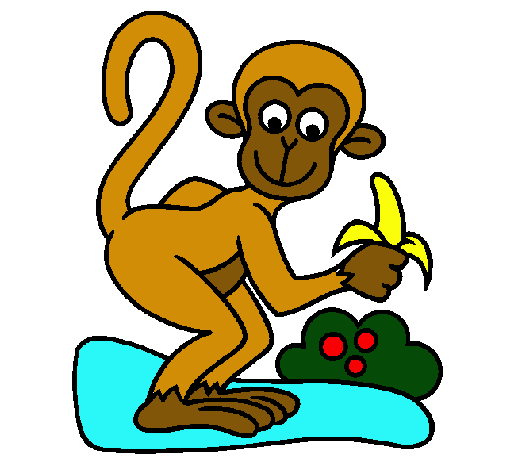 Dibujo de Mono pintado por Gini en Dibujos.net el día 21-12-10 a ...