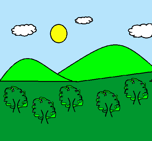 Dibujo de Montañas 4 pintado por Ianna en Dibujos.net el día 21-11 ... Dibujo de Montañas 4 pintado por Ianna en Dibujos.net el día 21-11 ...