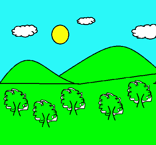 Dibujo de Montañas 4 pintado por Sarita567 en Dibujos.net el día ... Dibujo de Montañas 4 pintado por Sarita567 en Dibujos.net el día ...