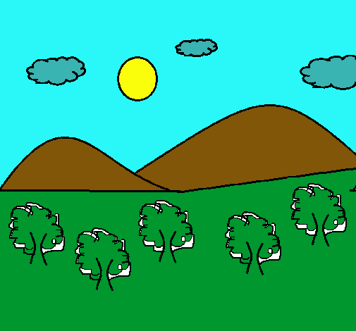 Dibujo de Montañas 4 pintado por Wenndy en Dibujos.net el día 05 ... Dibujo de Montañas 4 pintado por Wenndy en Dibujos.net el día 05 ...