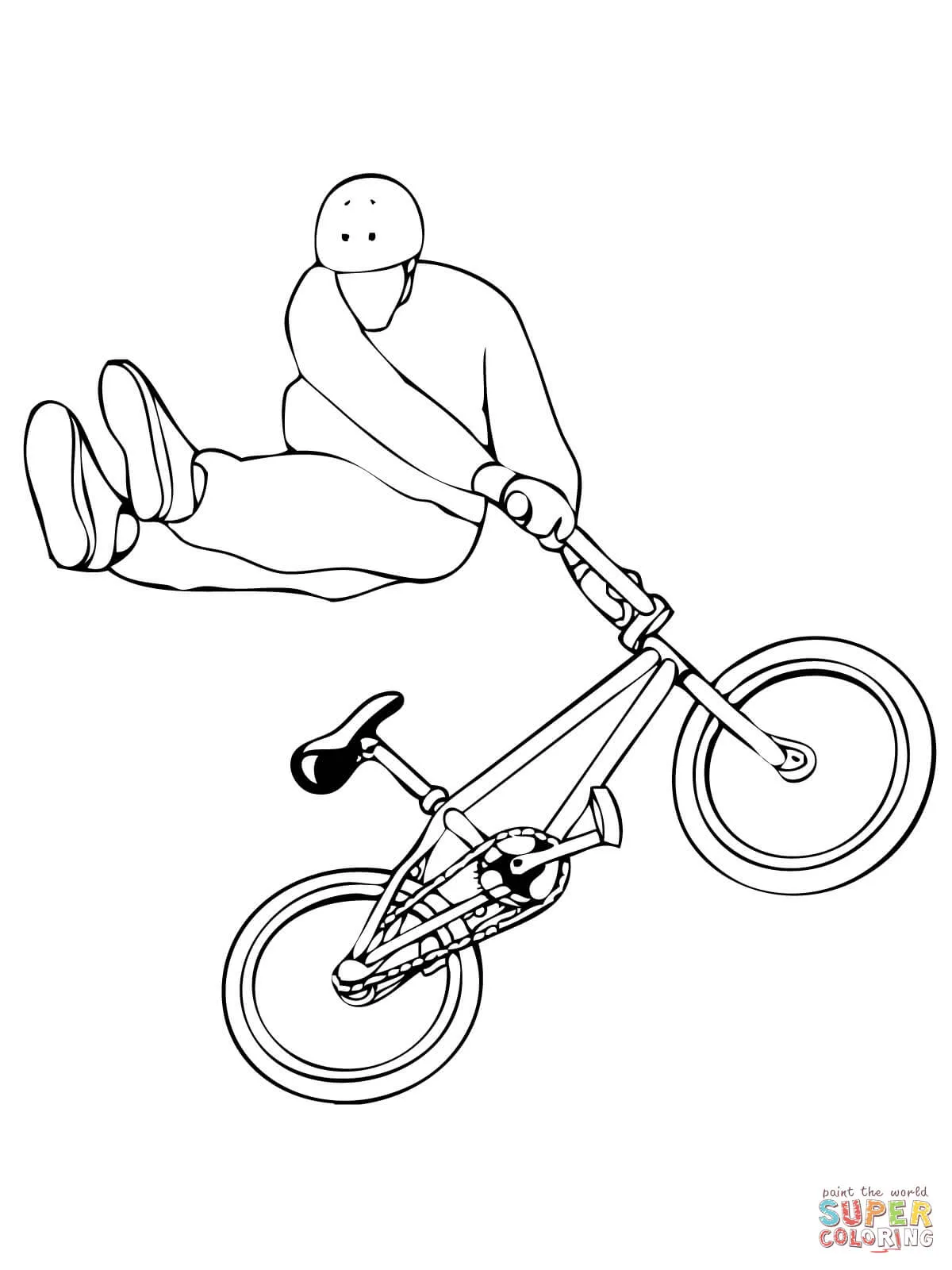 Dibujo de Montando Bicicleta Bmx para colorear | Dibujos para ... Dibujo de Montando Bicicleta Bmx para colorear | Dibujos para ...