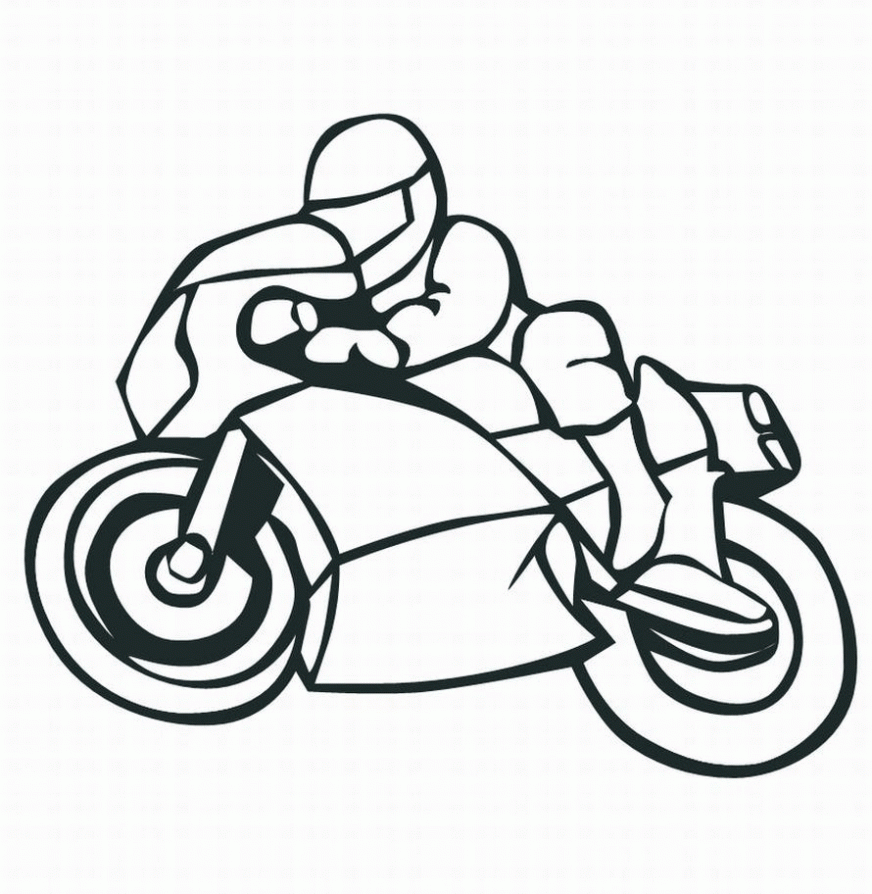 colorear-moto-deportiva- ...