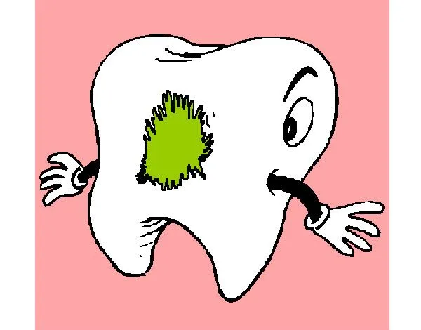 Dibujo de Muela con caries pintado por Pamela011 en Dibujos.net el ...