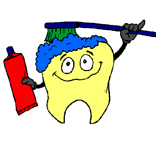 Dibujo de Muela limpiandóse pintado por Colgate en Dibujos.net el ...