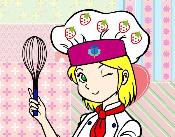 Dibujo de MUJER CHEF pintado por Kitamy en Dibujos.net el día 07 ...