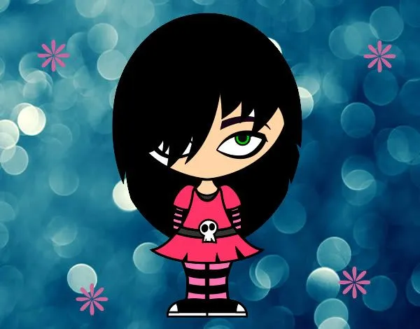 Dibujo de muñeca emo pintado por Ilenia en Dibujos.net el día 01 ... Dibujo de muñeca emo pintado por Ilenia en Dibujos.net el día 01 ...
