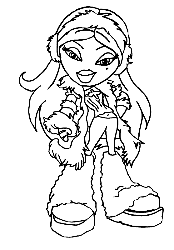 Dibujo de muñeca para pintar - Imagui