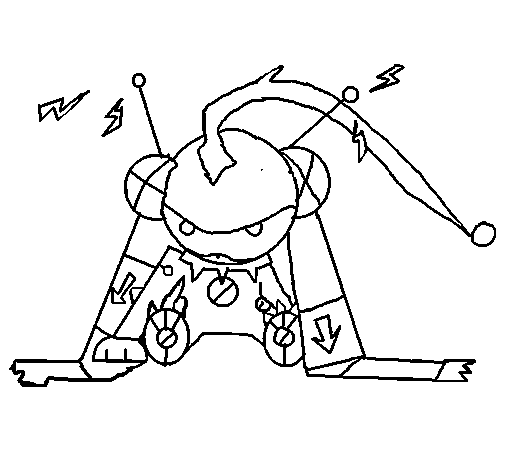 Dibujo de Muñeco trueno para Colorear - Dibujos.net Dibujo de Muñeco trueno para Colorear - Dibujos.net