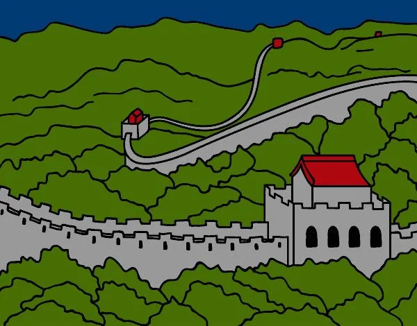 Dibujo de La Gran Muralla China pintado por Assin en Dibujos.net ... Dibujo de La Gran Muralla China pintado por Assin en Dibujos.net ...