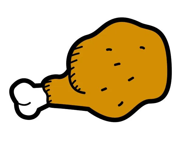 Dibujo de Muslo de pollo pintado por Katilika en Dibujos.net el ... Dibujo de Muslo de pollo pintado por Katilika en Dibujos.net el ...
