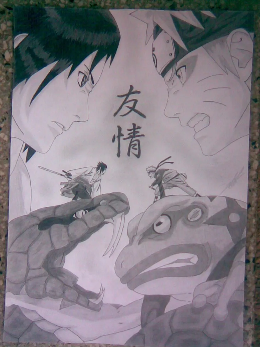 Dibujo Nº 16 - [Sasuke / Naruto] - Taringa!