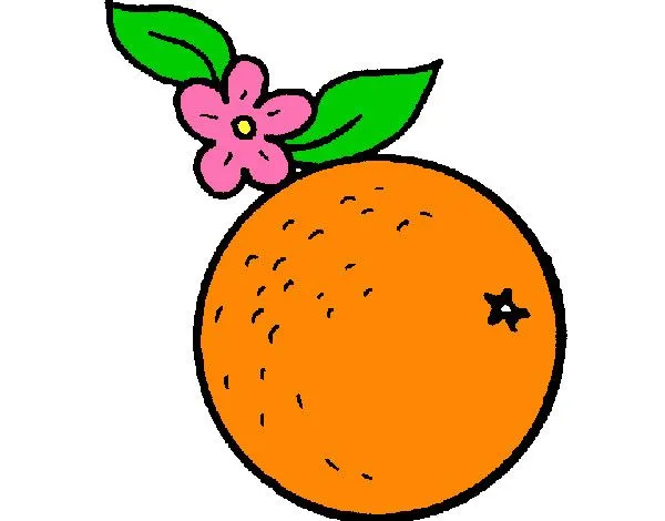 Dibujo de Naranja pintado por Evita123 en Dibujos.net el día 10-08 ...